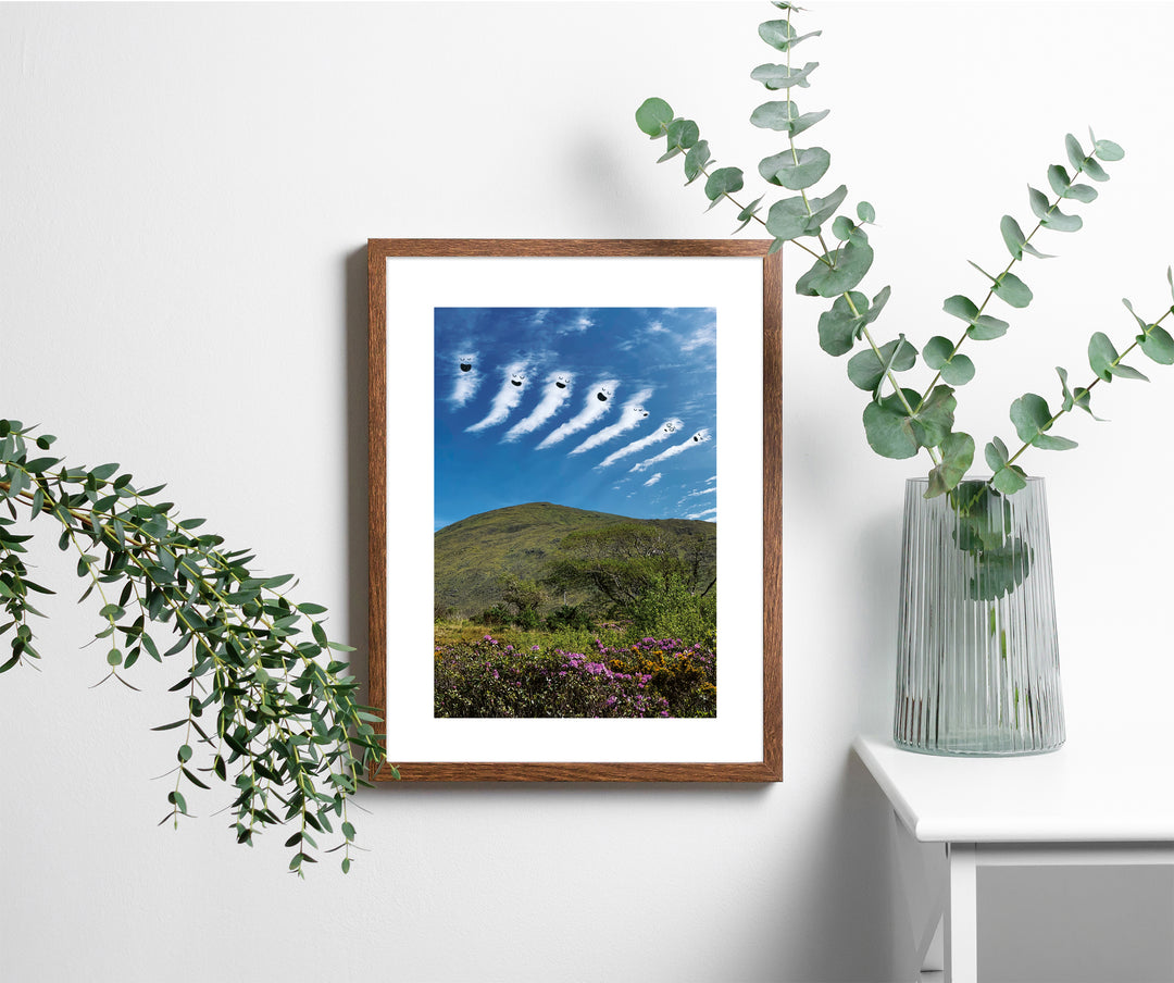 Signed “Cloud Choir” Unframed Print by A Daily Cloud.