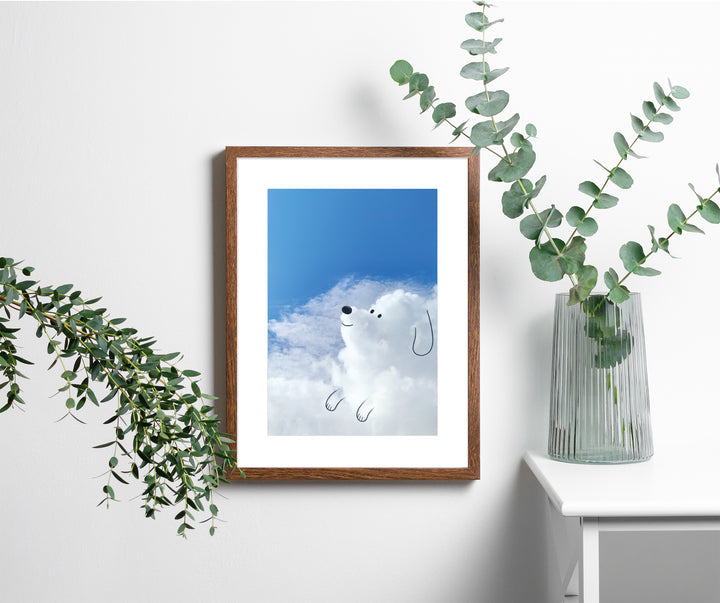 Signed “Dogburst” Unframed Print by A Daily Cloud.