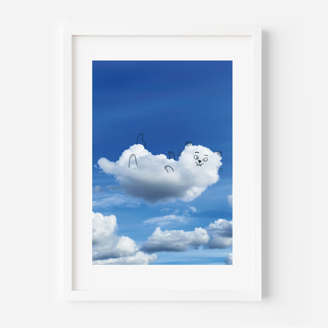 Signed “Floating” Unframed Print by A Daily Cloud.
