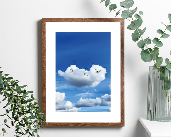 Signed “Floating” Unframed Print by A Daily Cloud.