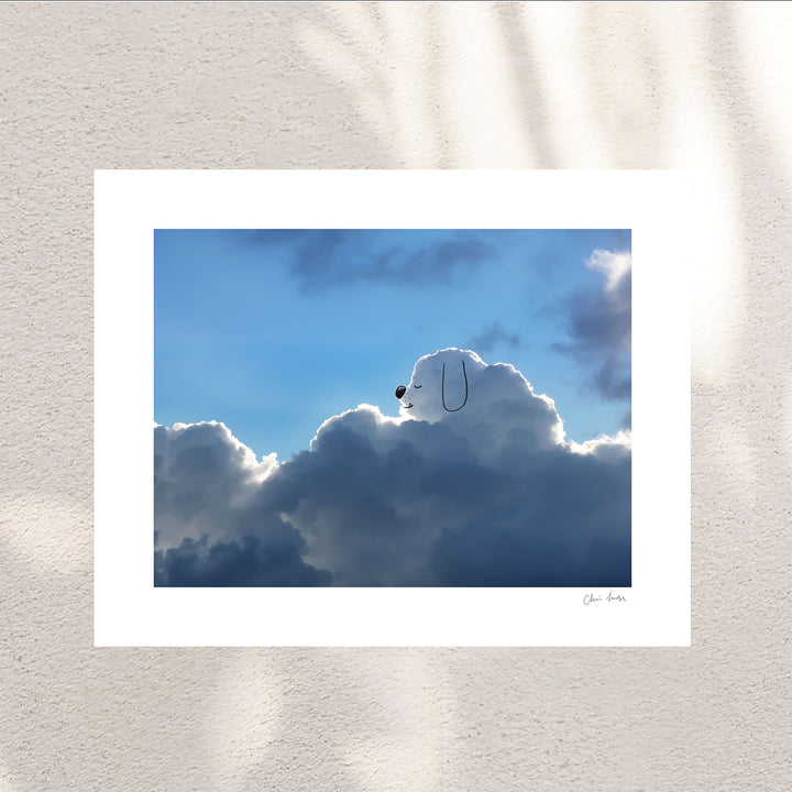 DOG REST – Signed Lithographic Print, 40x50cm, Eco-friendly. Made in Ireland